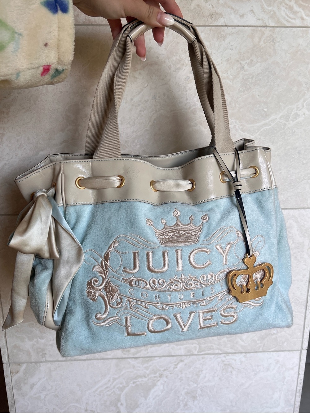 Juicy Couture Vintage Daydreamer Bag Purse 2008